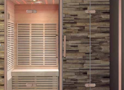 Sauna Saunakabine Wellnesskabine Kombisauna Dampfduschkabine 200x100 cm