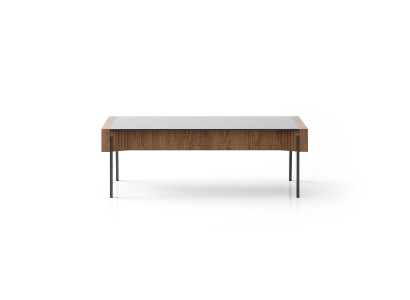 Eleganter brauner Couchtisch aus Holz für modernes Wohnzimmer