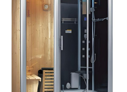 Spa-Kabine Sauna Trockensauna Dampfbadkabine Wellnesskabine 170x100 cm