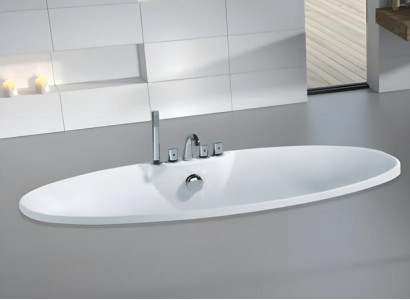 Einbaubadewanne Luxuswanne Oval Badewanne Wellnesswanne  Wanne 170x80 cm