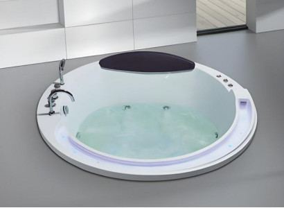 Whirlpool Blubberbad Hydromassagewanne Spa-Bad Whirlwanne 180x180 cm
