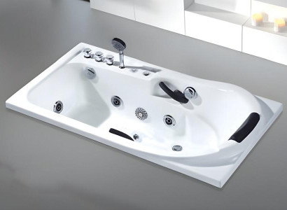 Einbauwanne Whirlwanne Hydromassagewanne Luxuswanne Komfortwanne 170x85 cm