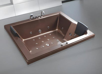 Whirlpool Blubberbad Hydromassagewanne Spa-Bad Whirlwanne 180x150cm