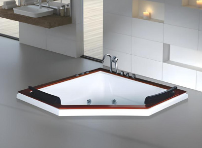 Hydromassagewanne Whirlpool Blubberbad Spa-Bad Whirlwanne 180x180 cm