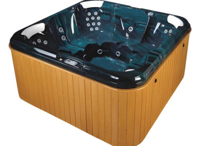 Whirlpool Blubberbad Hydromassagewanne Spa-Bad Whirlwanne 215x215 cm