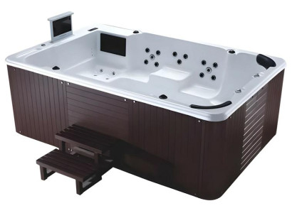 Massagebecken Außenwhirlpool Outdoor-Spa Whirlpool Whirlwanne 308x208 cm