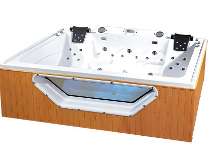 Blubberbad Hydromassagewanne Außen Whirlpool Outdoor-Spa 290x205cm
