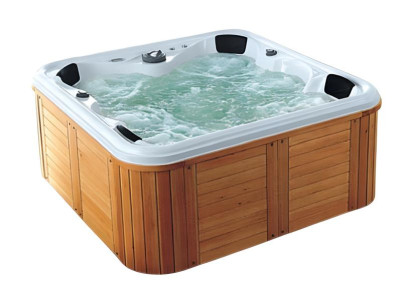 Sprudelbad Whirlpool Hydromassagewanne Massagebad Hot Tub 212x212 cm