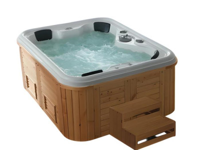 Massagebecken Außenwhirlpool Outdoor-Spa Whirlpool Whirlwanne 210x180 cm