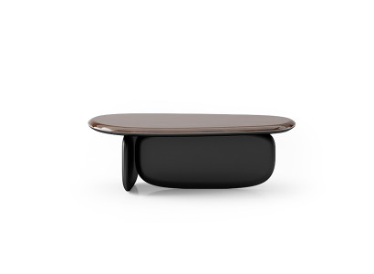 Eleganter brauner Couchtisch aus Holz im zeitlosen Design