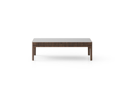 Eleganter brauner Couchtisch aus Holz für modernes Wohnzimmer