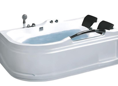 Badewanne Whirlpool Blubberbad Hydromassagewanne Komfortwanne 170x120 cm