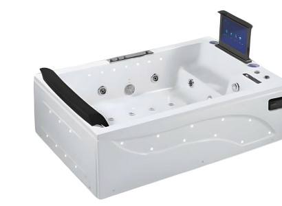 Whirlpool Blubberbad Hydromassagewanne Acrylwanne Whirlwanne 180x121 cm