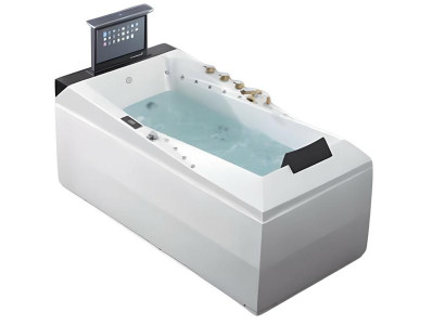 Acrylwanne Whirlpool Massage-Badewanne Luxuswanne Wellnesswanne 173x80 cm