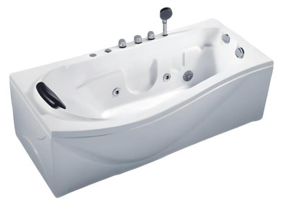 Whirlwanne Whirlpool Blubberbad Hydromassagewanne Spa-Bad 170x85 cm
