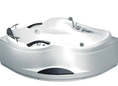 Whirlwanne Whirlpool Blubberbad Hydromassagewanne Spa-Bad 150x150 cm