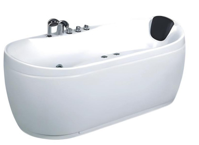 Bad Luxuswanne Whirlpool Badewanne Wellnesswanne Blubberbad Wanne 172x82 cm