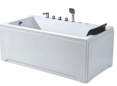 Badewanne Acrylwanne Whirlpool Blubberbad Hydromassagewanne Whirlwanne 170x80 cm