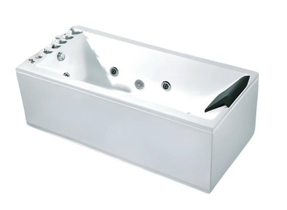 Komfortwanne Massagewanne Luxuswanne Acrylwanne Hydromassagewanne 180x85 cm