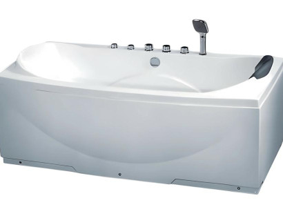 Badewanne Whirlpool Blubberbad Hydromassagewanne Spa-Bad Whirlwanne 173x86 cm