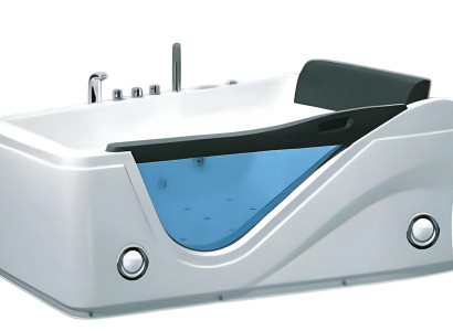 Massagebadewanne Whirlpool Badewanne Blubberbad Spa-Bad Whirlwanne 180x130 cm
