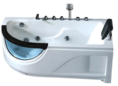 Whirlwanne Hydromassagewanne Whirlpool Blubberbad Spa-Bad Sprudelbad 170x80 cm