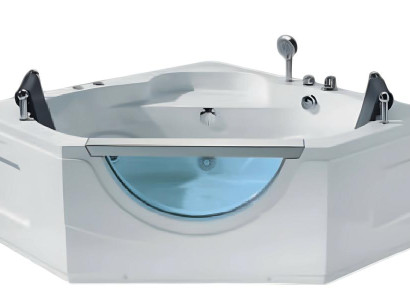 Whirlpool Blubberbad Hydromassagewanne Spa-Bad Whirlwanne 165x165 cm