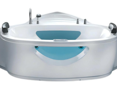 Komfortwanne Wanne Luxuswanne Acrylwanne Whirlpool Blubberbad 158x158 cm