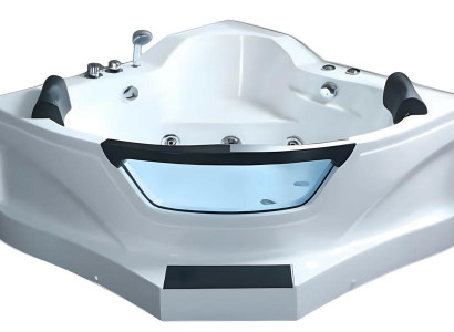Massagebad Whirlpool Whirlwanne Hot Tub Blubberbad Hydromassagewanne 154x154 cm