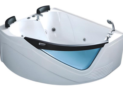 Massagebad Whirlpool Whirlwanne Hot Tub Blubberbad Hydromassagewanne 170x150 cm