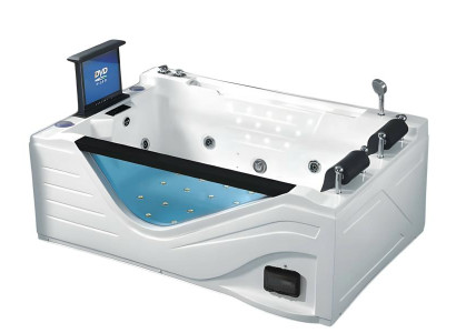 Luxuswanne Whirlpool Massagewanne Wellnesswanne Freistehende Wanne 195x130 cm