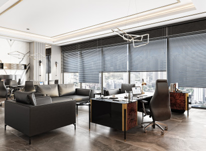 Elegantes Büro Set Edle Arbeitszimmer Garnitur Schreibtisch Sessel
