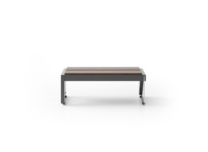 Moderner Brauner Couchtisch Rechteckiger Wohnzimmer Holztisch