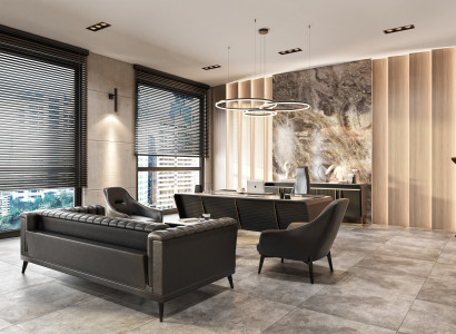 Stilvolle Arbeitszimmer Möbel Edler Cheftisch Luxuriöse Konsole