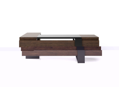 Edler Brauner Schreibtisch Holztisch Bürotisch Arbeitszimmer Tisch