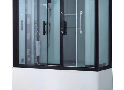 Luxus-Duschkabine Multifunktionsdusche Wellnesskabine Komfortdusche 185x90 cm
