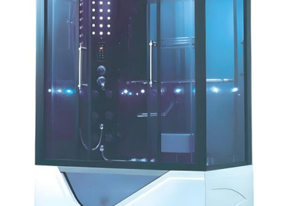 Dusche Hydromassagedusche Massageduschkabine Designsauna Duschkabine 160x110 cm