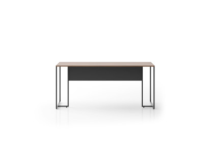 Moderner Brauner Schreibtisch Stilvolle Arbeitszimmer Holztische