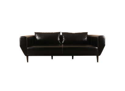Schwarzes Ledersofa Wohnzimmer Designer Ledercouchen Sitzmöbel