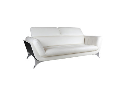 Weißes 3-Sitzer Sofa Designer Wohnzimmer Couch Edle Verarbeitung