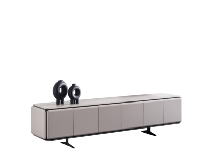 Moderner TV-Ständer aus Holz in Beige für eleganten Wohnstil