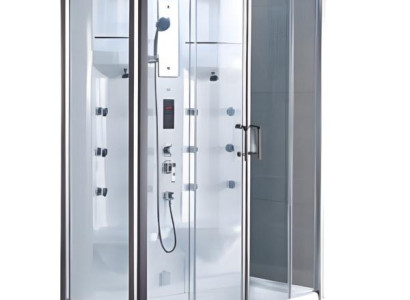 Luxusdusche Multifunktionsdusche Duschkabine Duschbox Wellnessdusche 142x92 cm