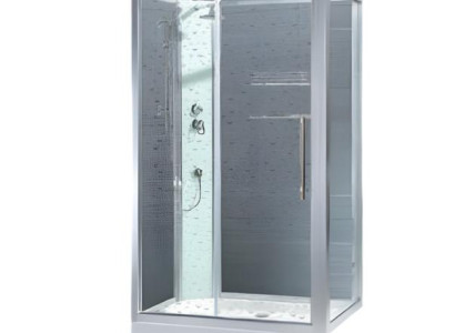 Luxusduschkabine Wellnessdusche Duschkabine Komfort-Dusche Duschbox 120x90 cm