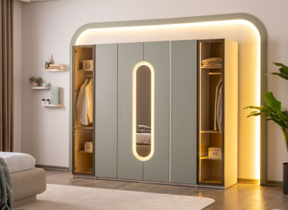 Moderner Kleiderschrank Gemütlichkeit und Harmonie in jedem Detail