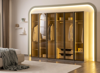 Moderner Kleiderschrank Harmonie von Möbeln und Stil