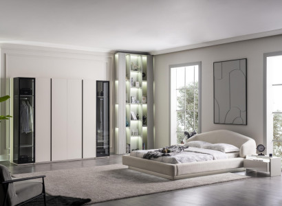 Gemütliches, modernes Schlafzimmer-Set – alles für Ihren Komfort.