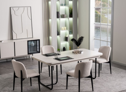 Esszimmer-Set Lakonisches Design für stilvolle Innenräume