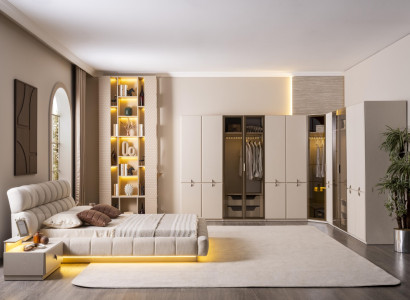 Schlafzimmer-Set Modernität und Lakonie in modischem Format