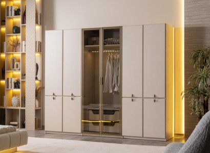 Kleiderschrank  in modernem Design für das Schlafzimmer