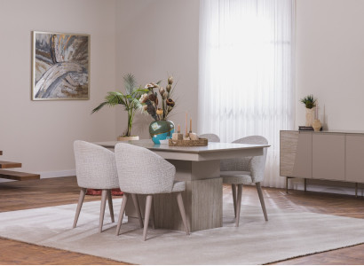 Esszimmer-Set Harmonie von modernem Stil und Gemütlichkeit